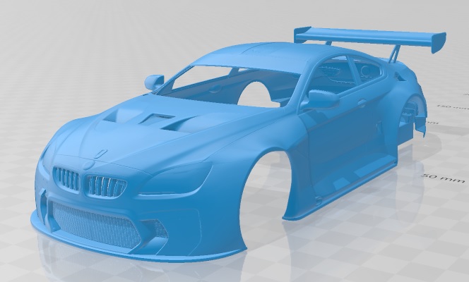 BMW M6 GT3 2016 – Printable Car – 3D Model – STL – 3D Printable Shop