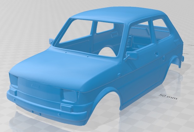 Fiat 126 Printable Body Car - 3dmodel-stl