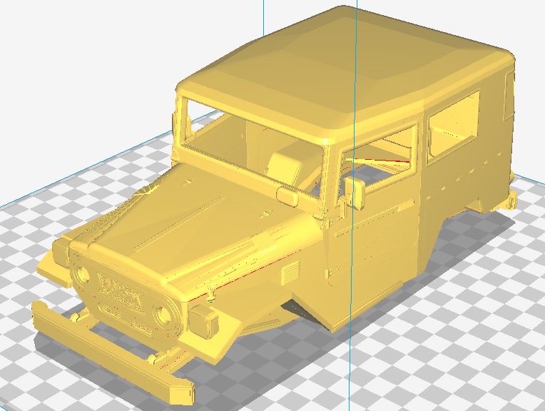 Toyota BJ-40 Printable Body Car - 3D Model - STL