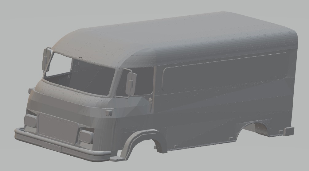 Renault Saviem Printable Body Van