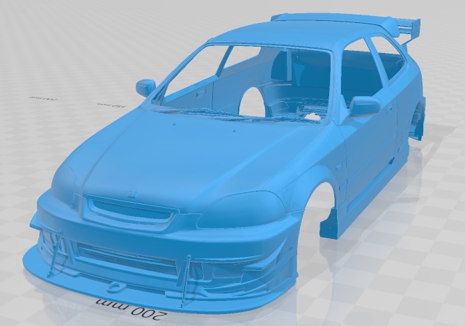 Honda Civic Type R 1997 – 3D Model – STL