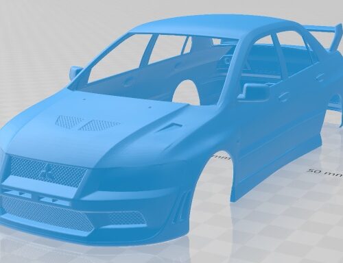Mitsubishi Lancer Evolution 2001 - 3D Model - STL