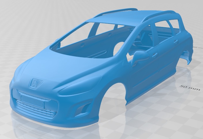Peugeot 308 SW 2012 – 3D Model – STL