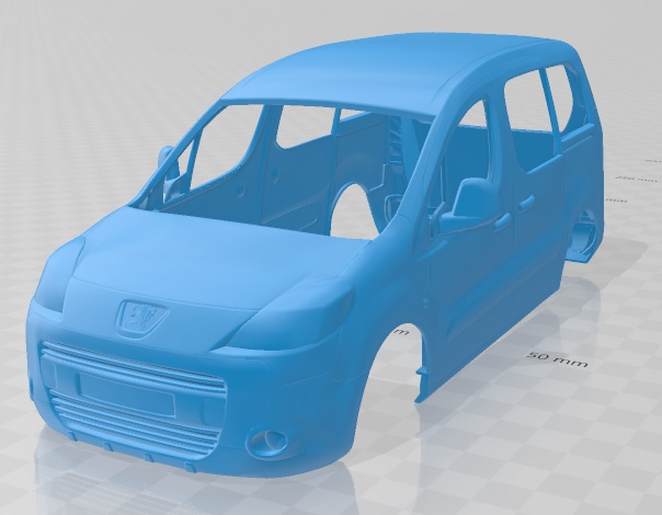 Peugeot Partner Tepee 2011 - 3D Model - STL