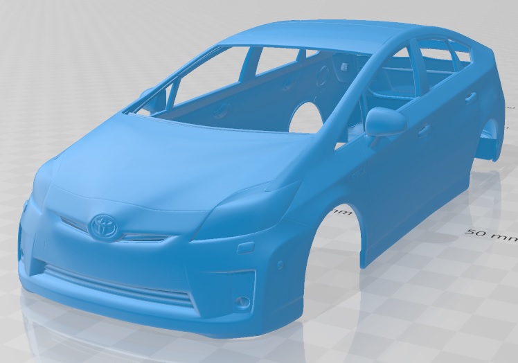 Toyota Prius 2010 – 3D Model – STL – 3D Printable Shop