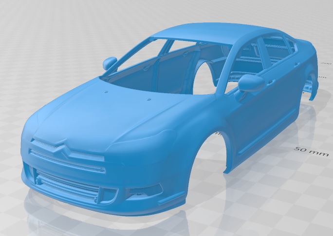 Citroen C5 2011 Printable Body Car