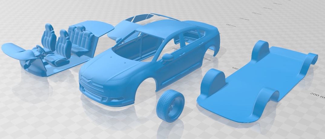 Citroen C5 2011 Printable Car