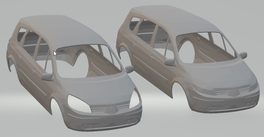 Renault Scenic Printable Body Car