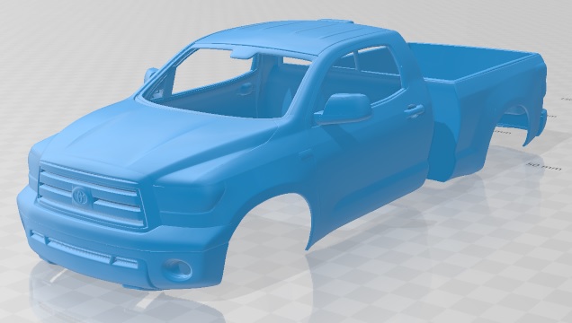Toyota Tundra Regular Cab 2011 Printable Body Car