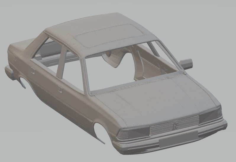 Peugeot 305 Printable Body Car