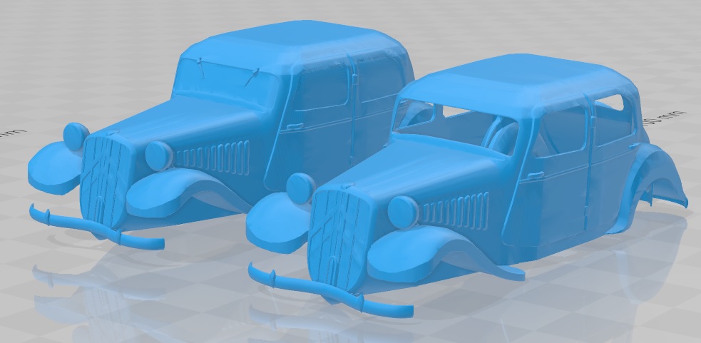Citroen B11 Printable Body Car