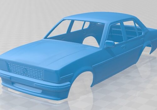 Opel Ascona berlina 1975 Printable Body Car
