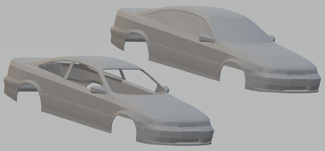 Opel Calibra Printable Body Car