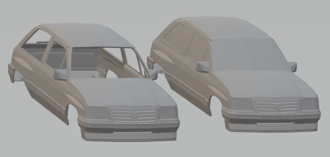 Opel Corsa Printable Body Car