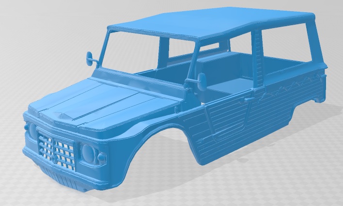 Citroen Mehari Printable Body Car