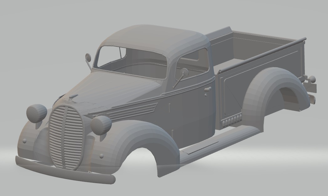Ford F 100 - 1939 Printable Body Truck
