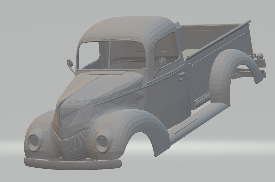 Ford F 100 Supernats 1938-1940 Printable Body Truck