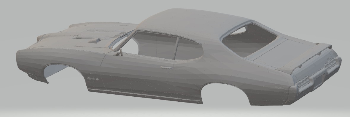 Pontiac GTO Judge Printable Body Car - 3D Printable Shop