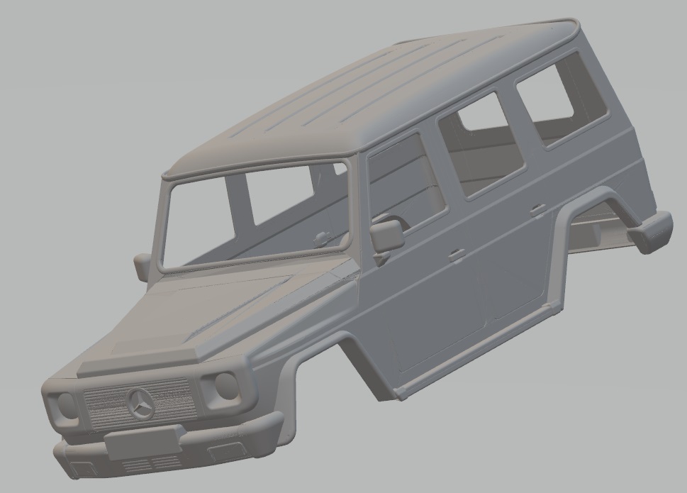 Mercedes Benz G Printable Body Car