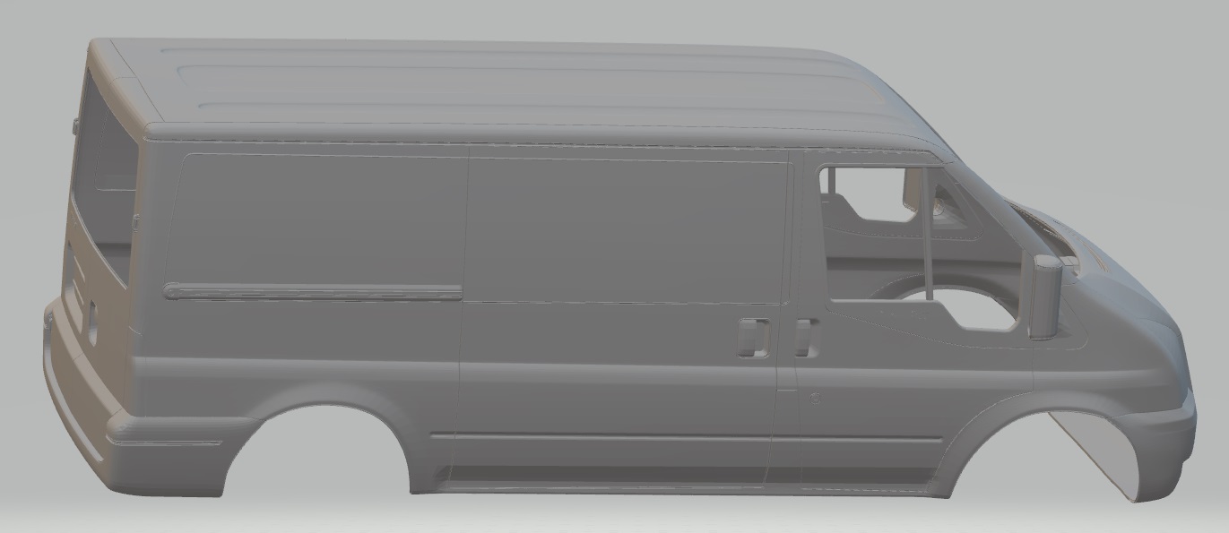 Ford Transit Printable Body Van - 3D Printable Shop