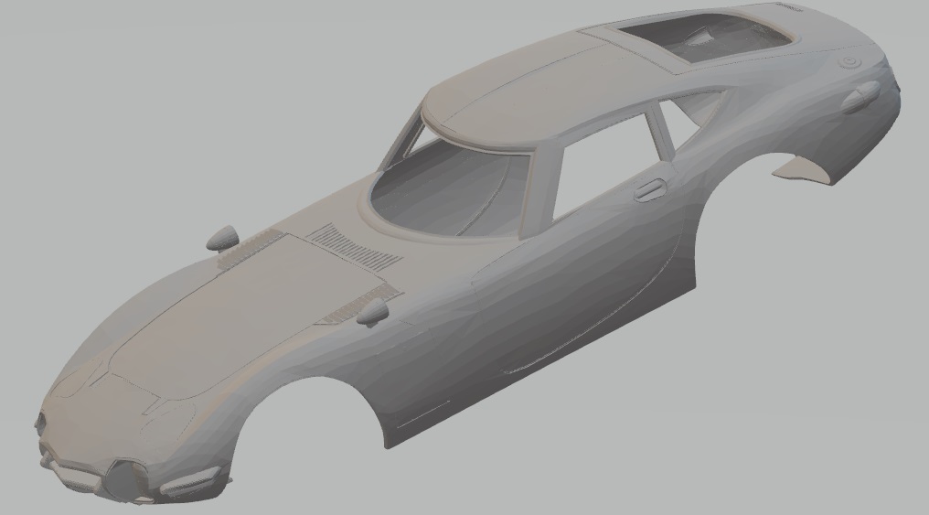 Totoya 2000 GT 1968 Printable Body Car