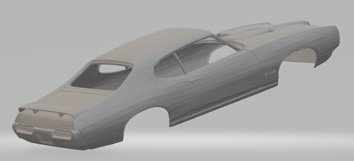 Pontiac GTO Judge Printable Body Car - 3D Printable Shop