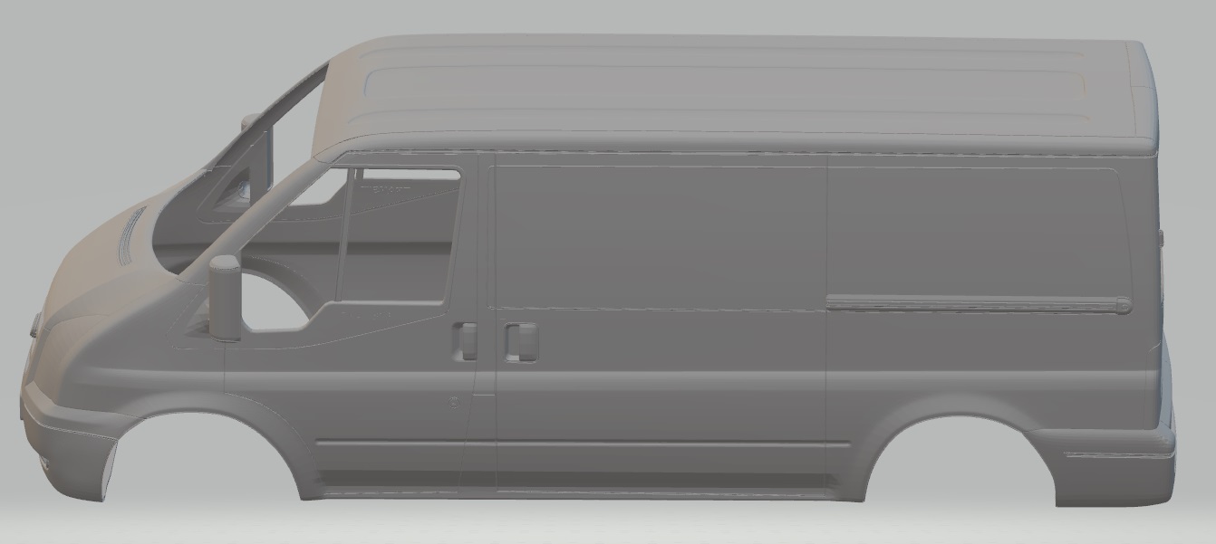Ford Transit Printable Body Van - 3D Printable Shop