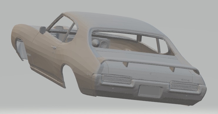 Pontiac GTO Judge Printable Body Car - 3D Printable Shop
