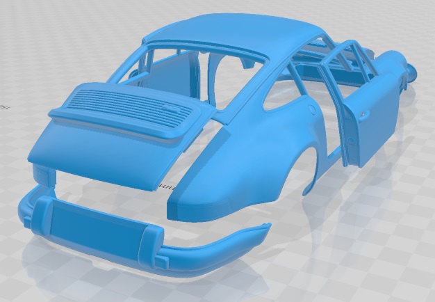 Porsche 911 Classic Printable Car - 3D Printable Shop