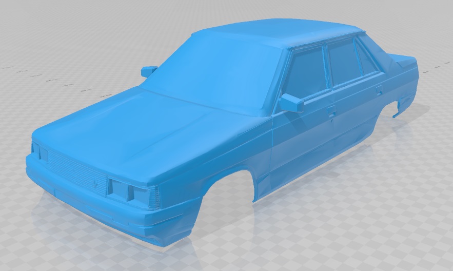 Renault 9 Printable Body Car