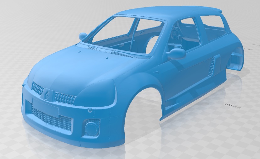 Renault Clio Sport V6 2003 Printable Body Car