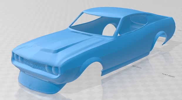 Toyota Celica 2000 GT 1973 Printable Body Car