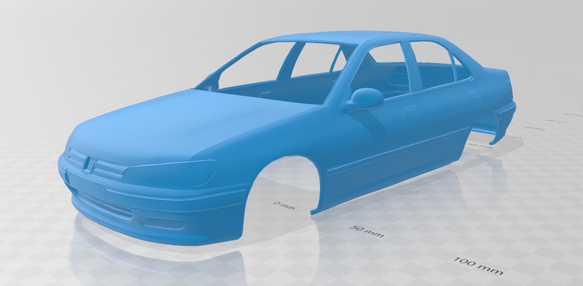Peugeot 406 Printable Body Car