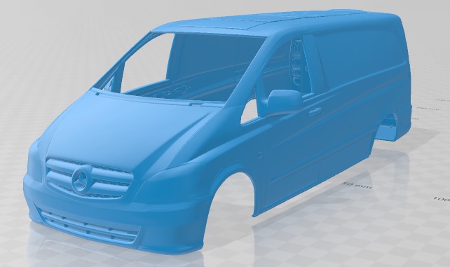 Mercedes Benz Vito 111 Printable Body Van