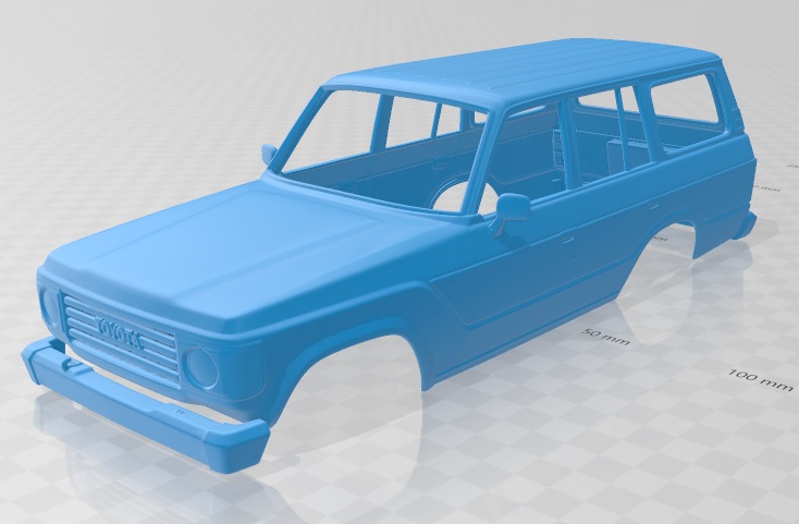 Toyota Land Cruiser J60 -1980 Printable Body Car