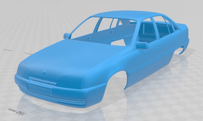 Opel Omega 1987 Printable Body Car