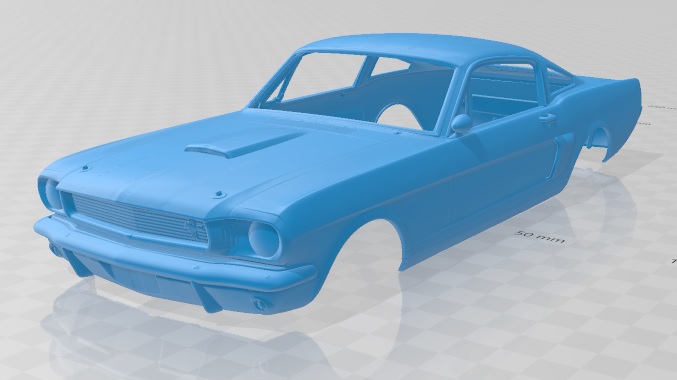 Ford Mustang 350GT 1969 Printable Body Car – 3D Printable Shop