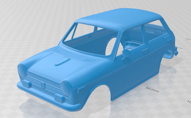 Honda N600 1970 Printable Body Car