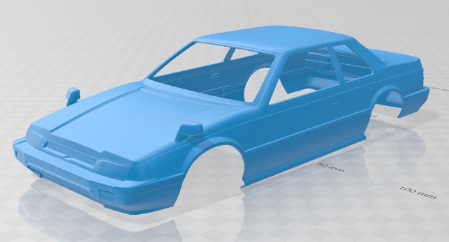Honda Prelude1983 Printable Body Car