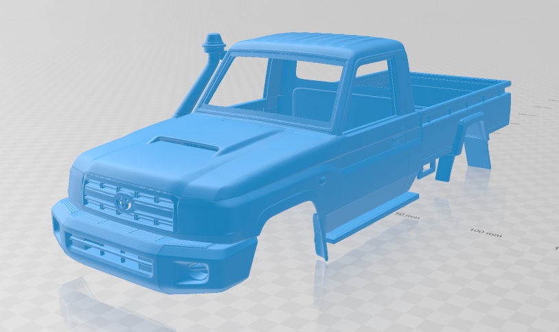 Toyota Land Cruiser Printable Body Car