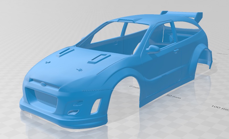 Ford Focus Collin McRaes Printable Body Car