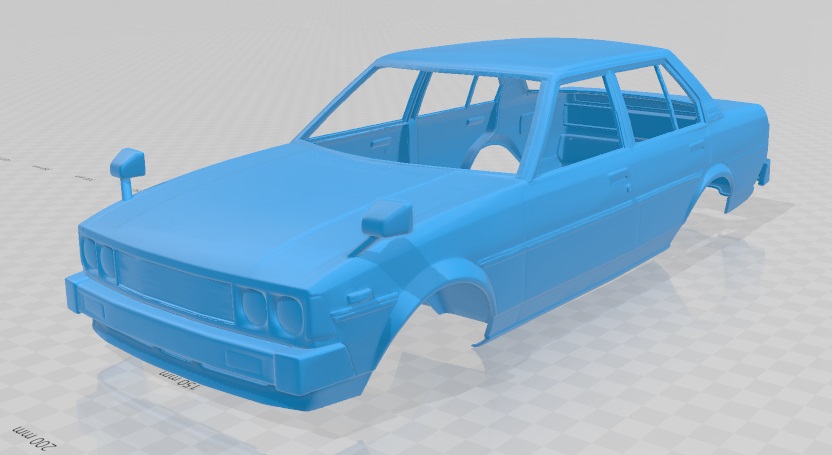 Toyota Corolla KE70 Printable Body Car