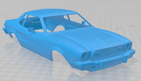 Ford Mustang Coupe 1974 Printable Body Car - 3D Model - STL - 3D ...