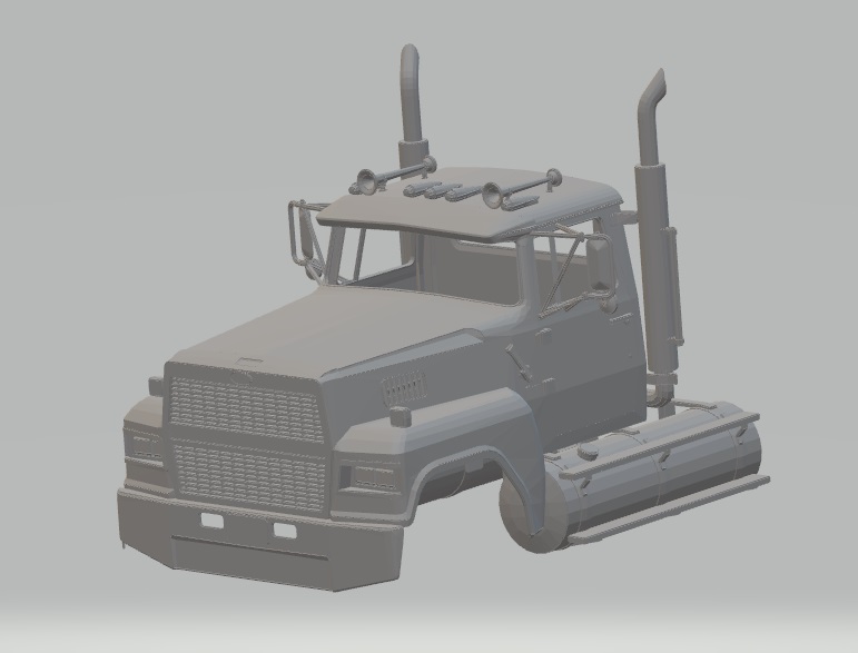 Ford LTL 9000 Printable Cabin Truck