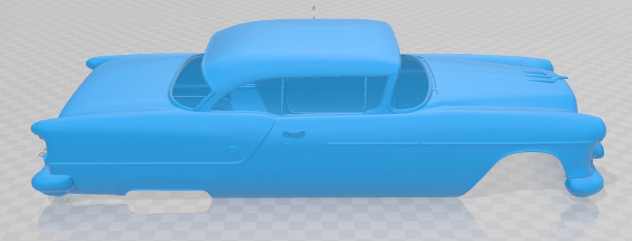 Oldsmobile 88 Super Holiday coupe 1954 Printable Body Car - 3D ...