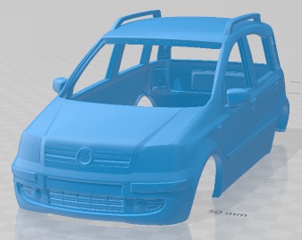 Fiat Panda 2011 - 3D Model - STL