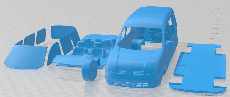 Renault Kangoo - 3D Model - STL
