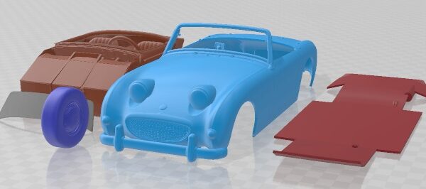 Austin Healey Sprite - 3D Model - STL