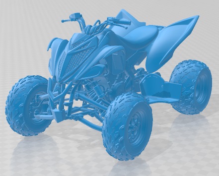 Yamaha Raptor 700s 2014 Quad - 3D Model - STL