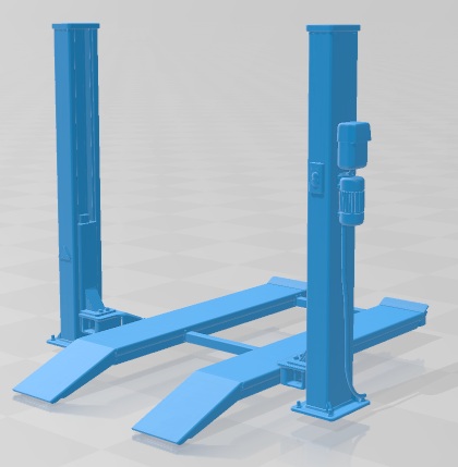 Car Jack Lift - 3D Model - STL
